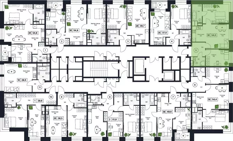 2-к кв. Московская область, Пушкино Пушкино Град жилой комплекс, к3 ... - Фото 2
