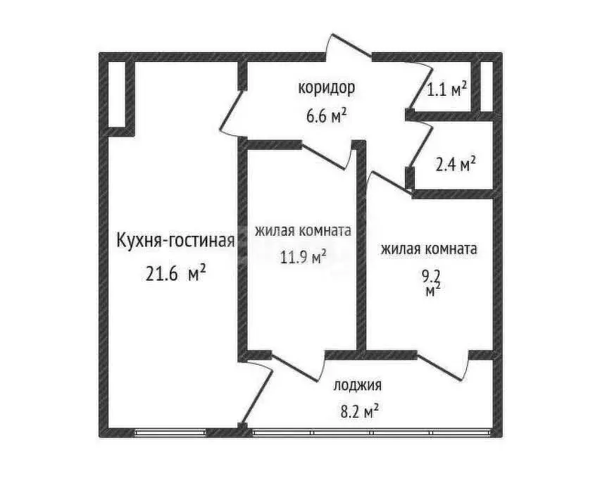 2-комнатная квартира: Краснодар, Российская улица, 267/4 (52.5 м) - Фото 0