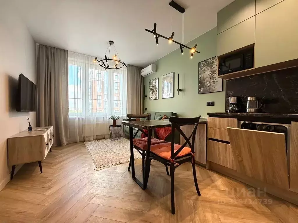 1-к кв. Татарстан, Казань ул. Николая Ершова, 65В (42.0 м) - Фото 1