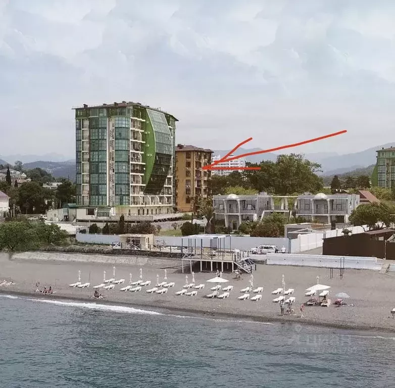 2-к кв. Краснодарский край, Сочи Адлер жилрайон, пер. Белорусский, 1 ... - Фото 1