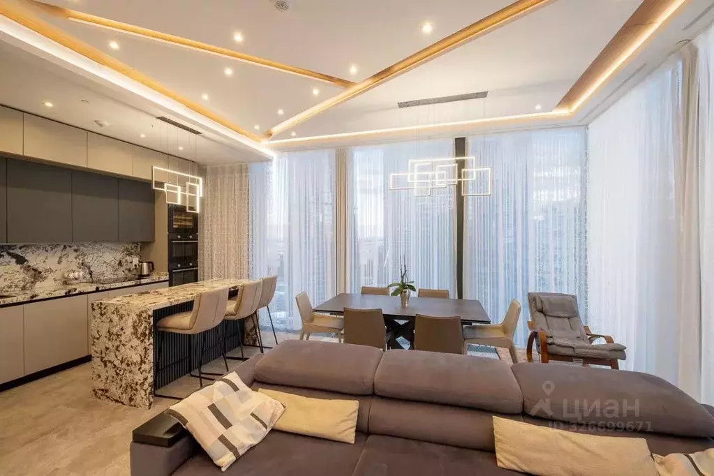 3-к кв. Москва 1-й Красногвардейский проезд, 22с2 (93.0 м) - Фото 1