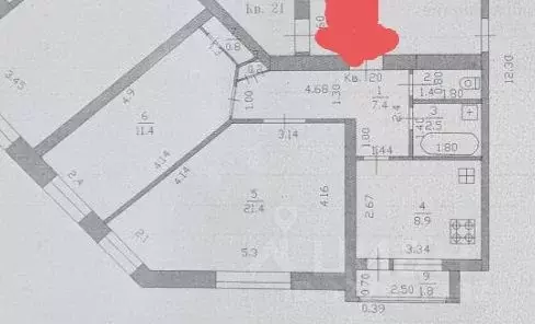 2-к кв. Нижегородская область, Бор Коммунистическая ул., 13А (55.8 м) - Фото 1
