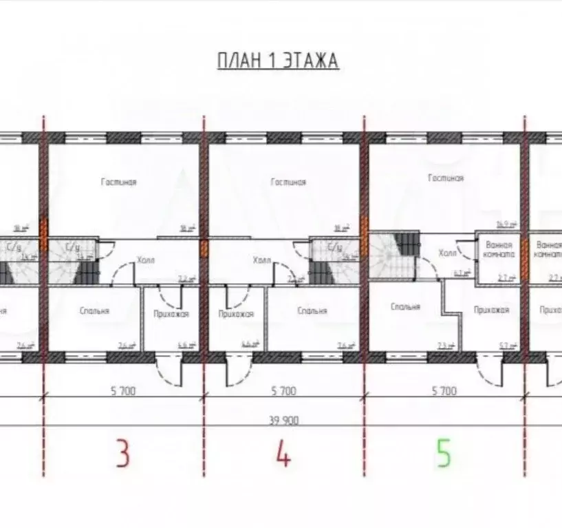 Таунхаус в Калининградская область, Гурьевск ул. Полетная (85 м) - Фото 2