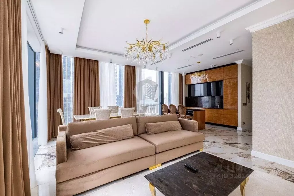 2-к кв. Москва 1-й Красногвардейский проезд, 22с1 (92.0 м) - Фото 1