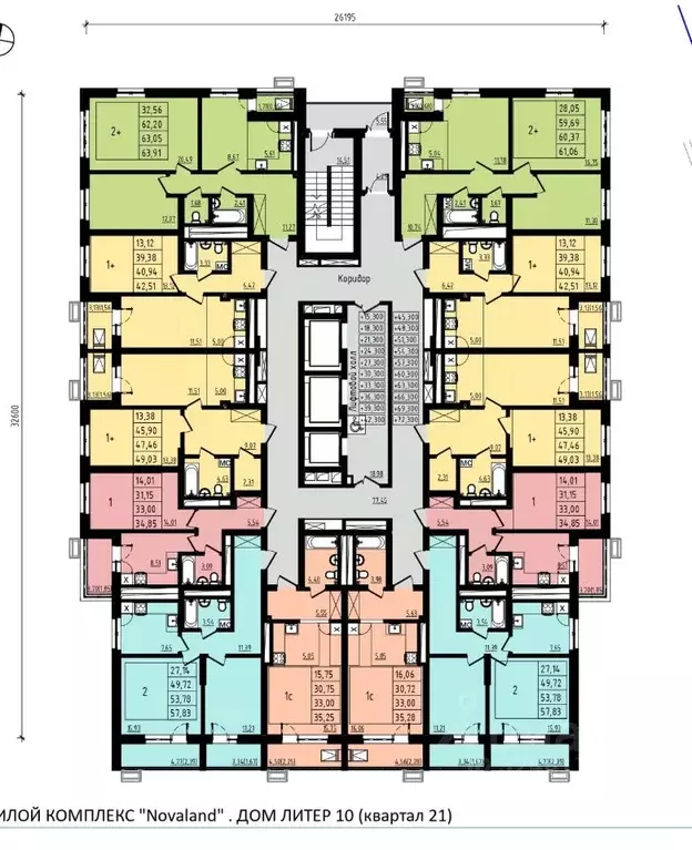 2-к кв. Башкортостан, Уфа Затон-Восточный жилрайон, Новаленд мкр,  ... - Фото 2
