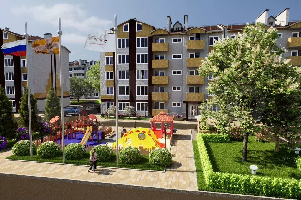 1-к. квартира, 31,8 м, 5/6 эт. - Фото 1