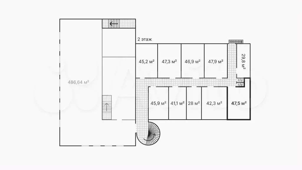 Свободного назначения, 47.5 м - Фото 0