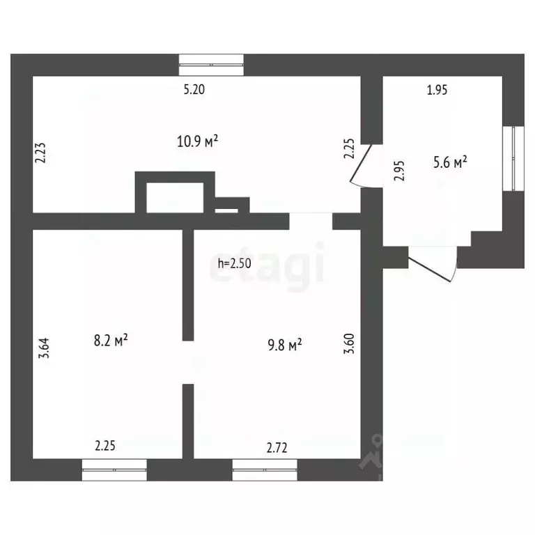 Дом в Крым, Ленинский район, с. Ильичево  (35 м) - Фото 2