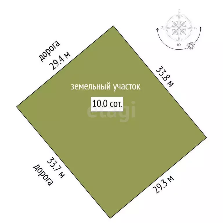 Участок в Тюменская область, Нижнетавдинский муниципальный округ, ... - Фото 1