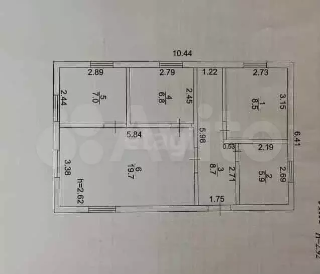 Дом 56,6 м на участке 18,5 сот. - Фото 0