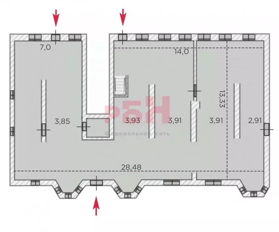 Торговая площадь в Тюменская область, Тюмень ул. Ленина, 63 (336 м) - Фото 2