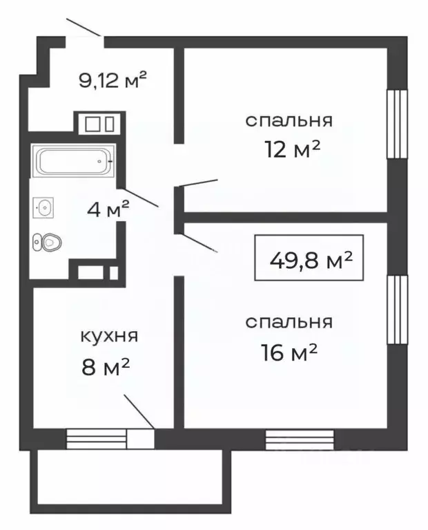 2-к кв. Челябинская область, Челябинск ул. 250-летия Челябинска, 27 ... - Фото 2