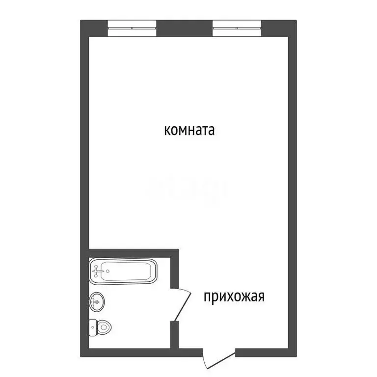 Квартира-студия: Красноярск, улица Глинки, 3 (19.8 м) - Фото 1
