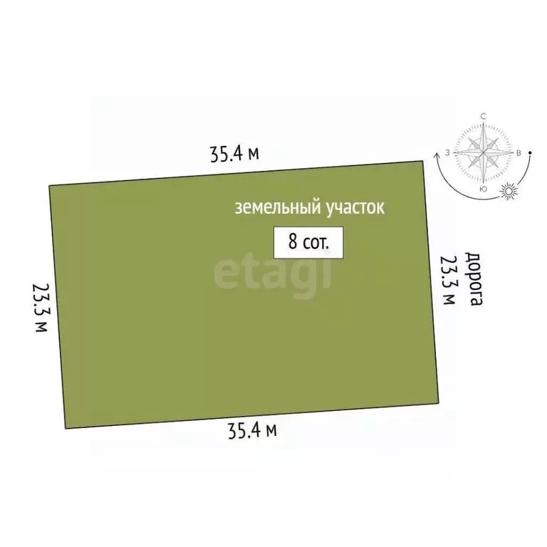 Участок в Башкортостан, Стерлитамакский район, д. Казадаевка, Любажи ... - Фото 1