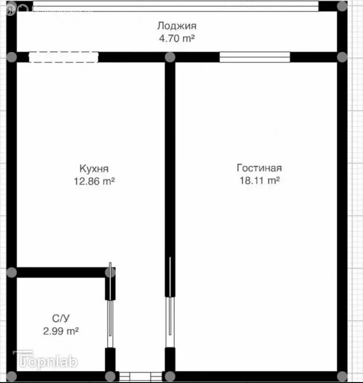 1-комнатная квартира: Чегем, Баксанское шоссе, 1Г (70 м) - Фото 0