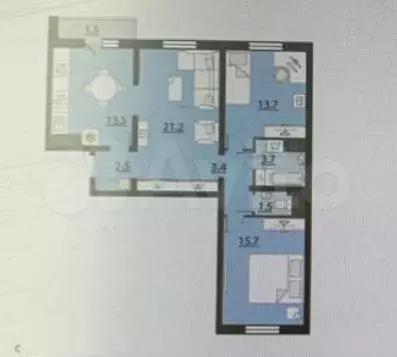 3-к. квартира, 75 м, 27/27 эт. - Фото 0