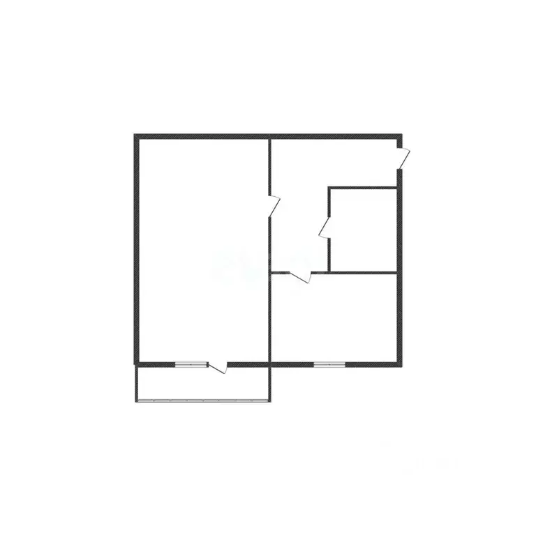 1-к кв. Белгородская область, Губкин Октябрьская ул., 22 (30.9 м) - Фото 2