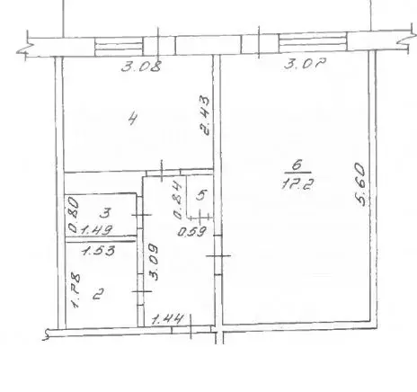 1-к кв. Чувашия, Новочебоксарск ул. Винокурова, 43 (33.0 м) - Фото 2