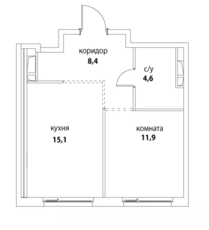 Продаётся 1-к квартира, 41 м - Фото 0
