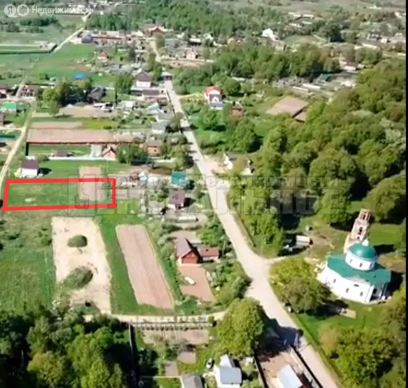 Участок в Смоленский муниципальный округ, деревня Рай, Парковая улица ... - Фото 0