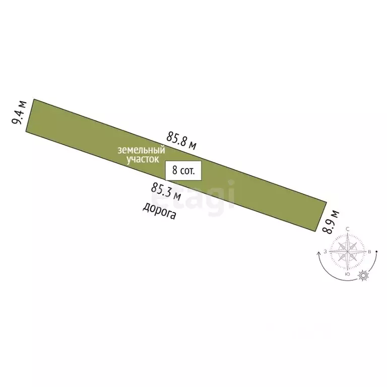 Участок в Ярославская область, Гаврилов-Ямский муниципальный округ, с. ... - Фото 2