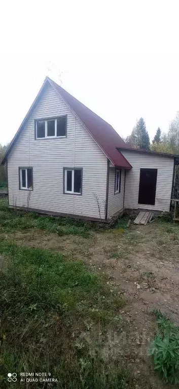 Дом в Вологодская область, Сокольский муниципальный округ, д. Бурцево  ... - Фото 0