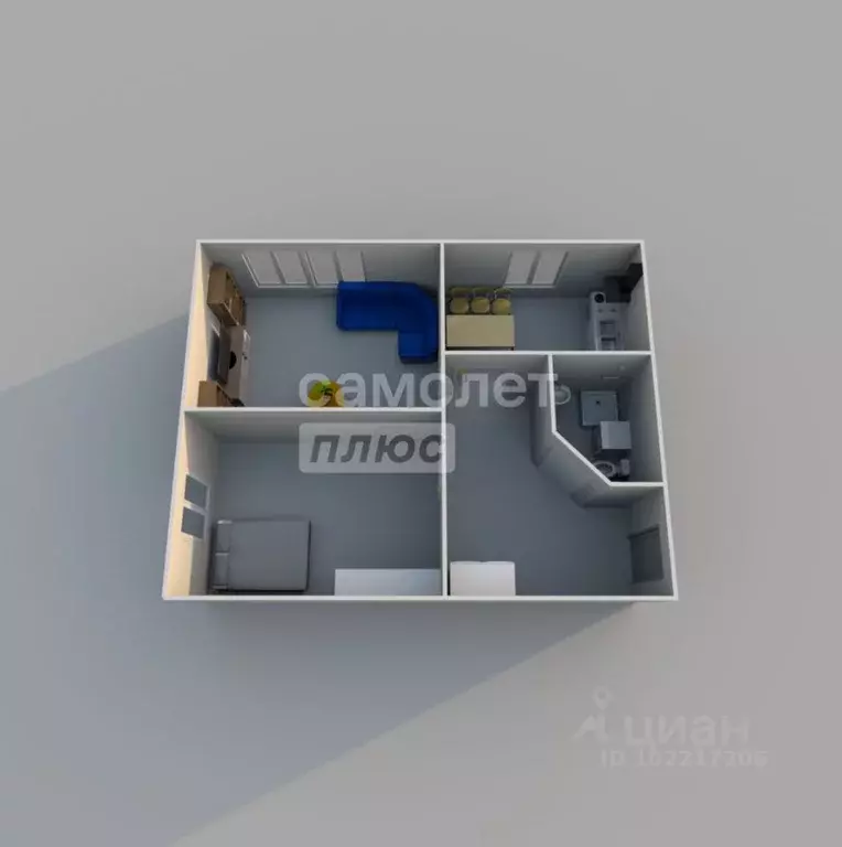 2-к кв. Ульяновская область, Ульяновск ул. Академика Павлова, 77 (41.0 ... - Фото 2