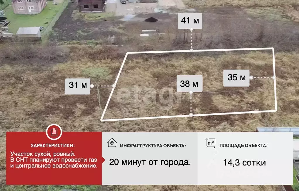 Участок в Архангельская область, Архангельск Малое Никольское ТСН, 45 ... - Фото 0