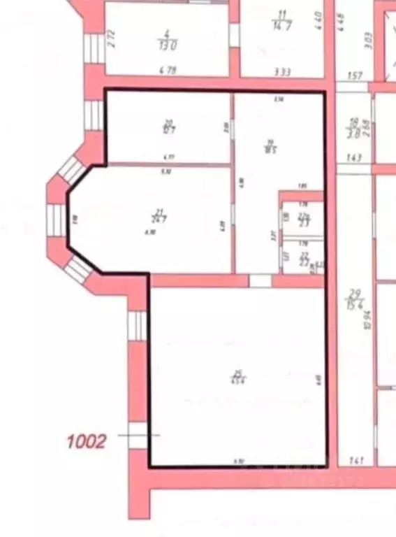 Торговая площадь в Татарстан, Казань ул. Баки Урманче, 8 (105 м) - Фото 2