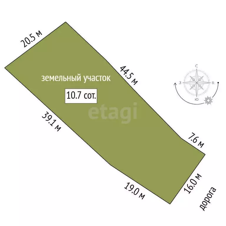 Участок в село Велижаны, Лесная улица (10.66 м) - Фото 0
