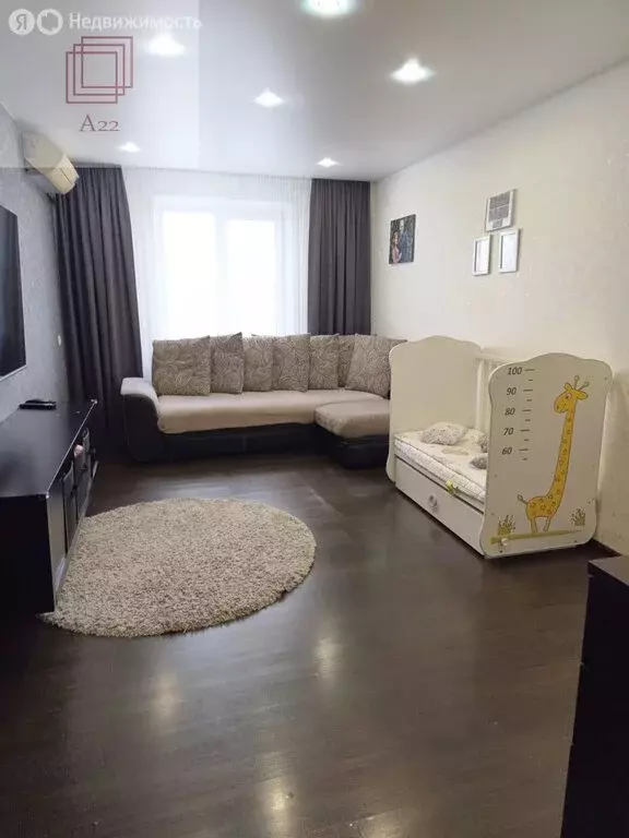 1-комнатная квартира: Барнаул, Лазурная улица, 38 (37 м) - Фото 0