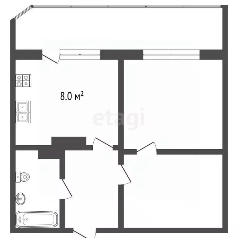 1-к кв. Смоленская область, Смоленский муниципальный округ, с. Катынь ... - Фото 2