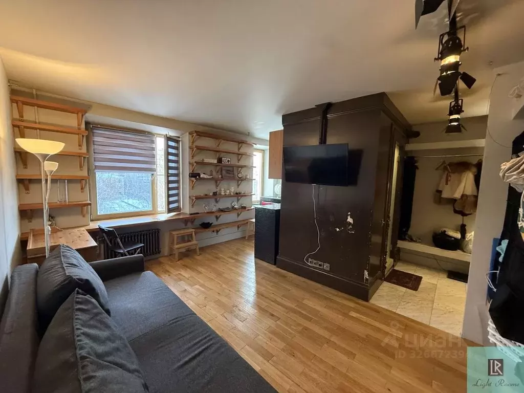 Студия Москва Орлово-Давыдовский пер., 1 (21.6 м) - Фото 1