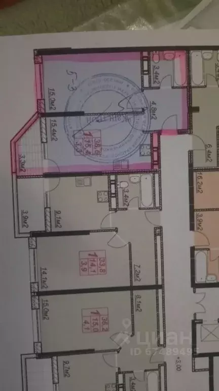 1-к кв. Краснодарский край, Анапа Крестьянская ул., 27к5 (42.0 м) - Фото 2