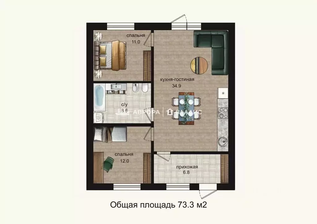 Дом в Челябинская область, Магнитогорск ул. Золотистая (71 м) - Фото 1