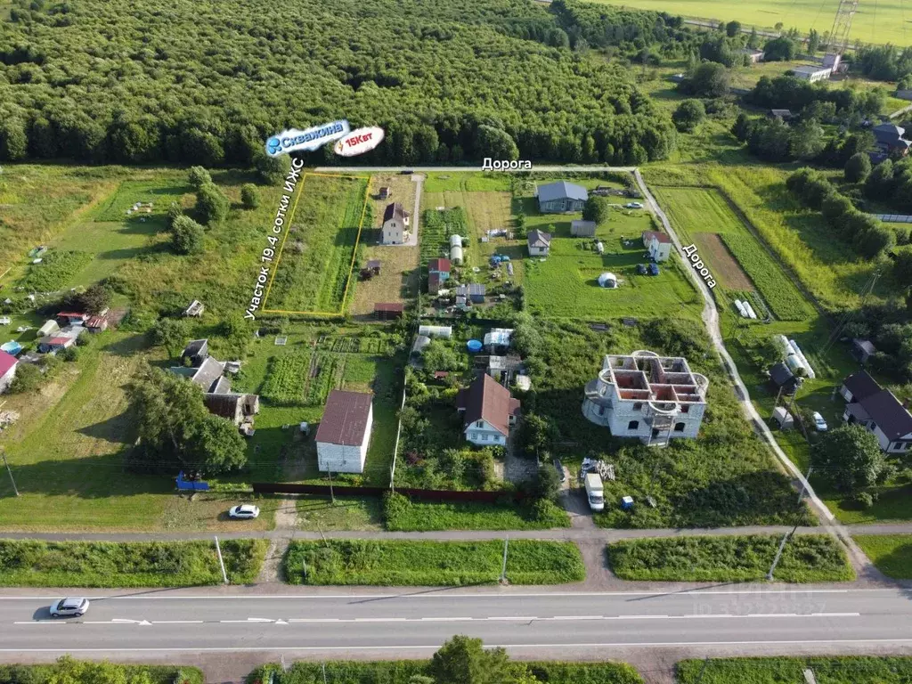 Участок в Ленинградская область, Ломоносовский район, Гостилицкое ... - Фото 2