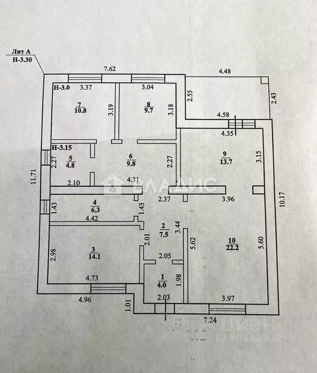 Дом в Башкортостан, Стерлитамакский район, Отрадовский сельсовет, с. ... - Фото 2