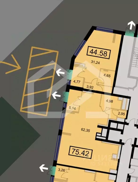 Помещение свободного назначения в Московская область, Химки Планерный ... - Фото 2