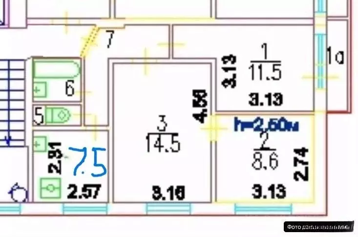 3-к кв. Москва Бирюлевская ул., 5К1 (50.0 м) - Фото 1