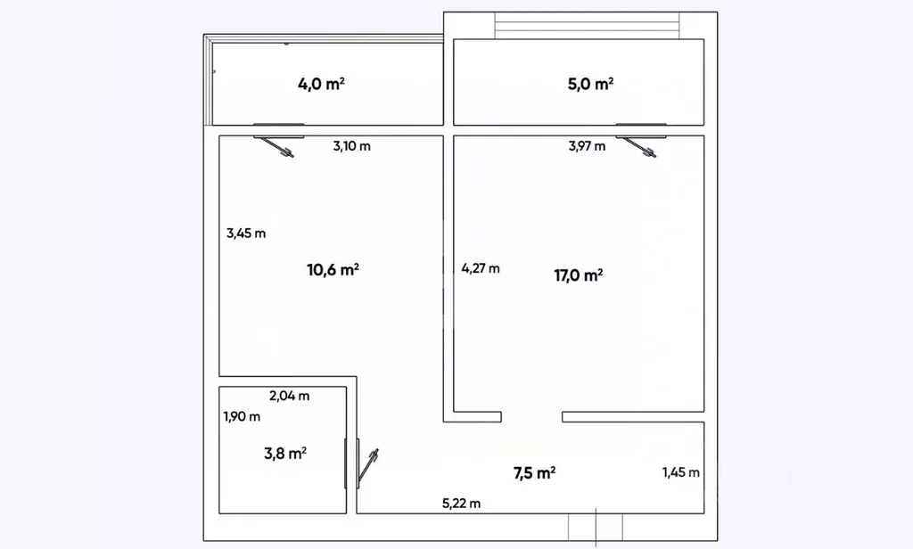 1-к кв. Севастополь ул. Челнокова, 12/3 (45.6 м) - Фото 1