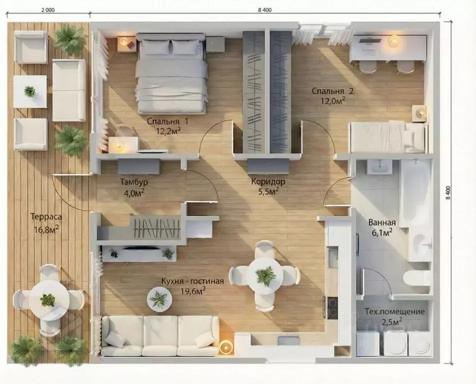 Дом в Севастополь ул. Ленина (87 м) - Фото 1