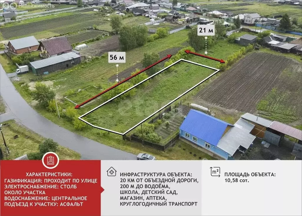 Участок в Чикча, Береговая улица (10.6 м) - Фото 1