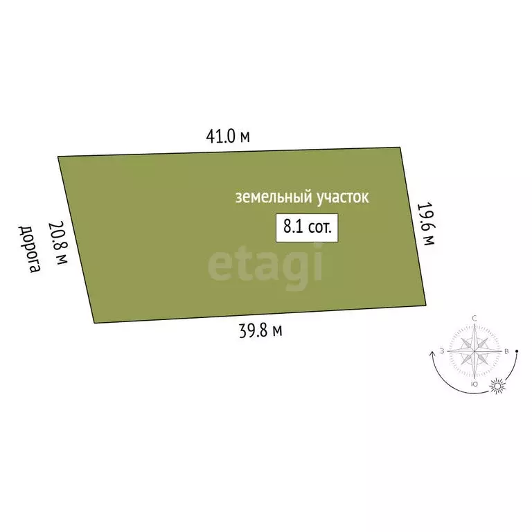 Участок в Тюменский муниципальный округ, село Чикча (8 м) - Фото 1