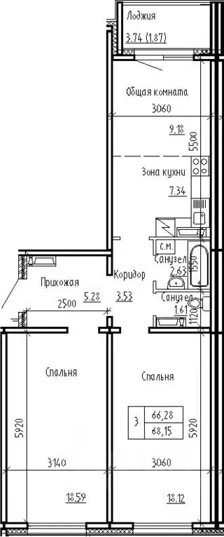 2-к кв. Новосибирская область, Новосибирский район, Мичуринский ... - Фото 0