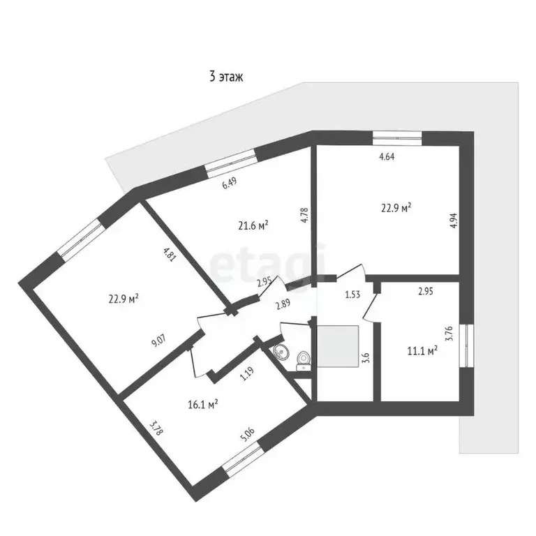 Дом в Ханты-Мансийский АО, Ханты-Мансийск ул. Гагарина, 89А (495 м) - Фото 1
