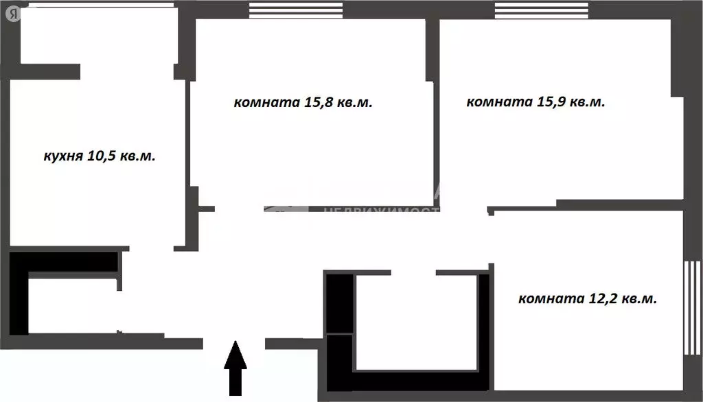3-комнатная квартира: Москва, проспект Мира, 135А (71.4 м) - Фото 0