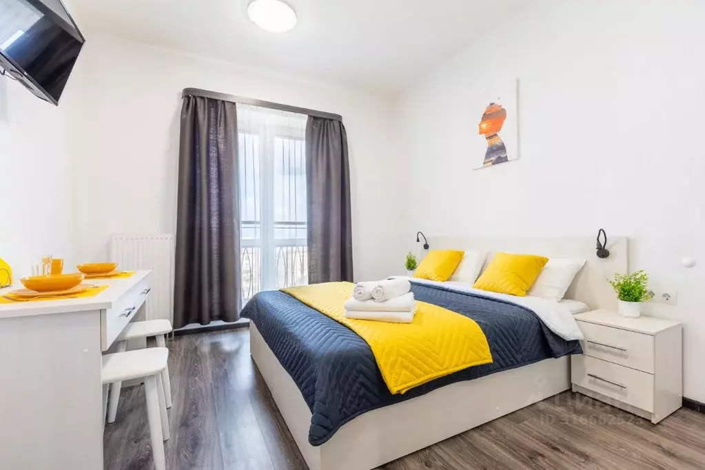 Студия Санкт-Петербург ул. Швецова, 8 (24.0 м) - Фото 1