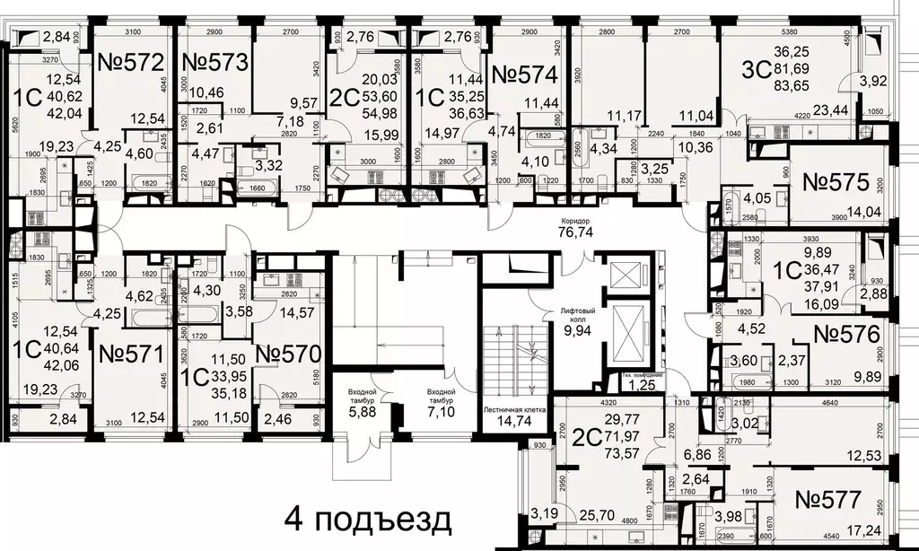 1-к кв. Рязанская область, Рязань Интернациональная ул., 20 (34.85 м) - Фото 1