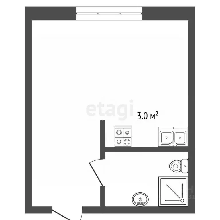 Студия Ямало-Ненецкий АО, Муравленко ул. 70 лет Октября, 45 (24.7 м) - Фото 2