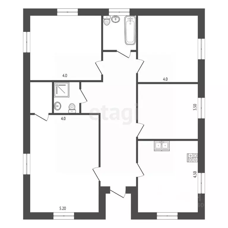 Дом в Тюменская область, Тюмень Трудовик ТСН, ул. Березовая (110 м) - Фото 2